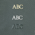 Dark Green Deboss Gold Silver