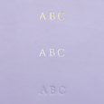 Lavender Deboss Gold Silver
