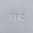 Silver Deboss Only